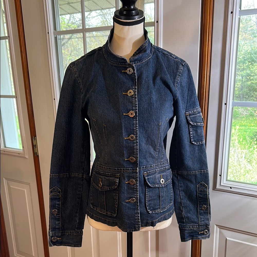Vintage Bongo Denim Button-Up Women's Jacket